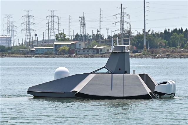 Taiwan shipbuilder unveils military USV free of China supply chains