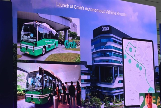 South Korean AV startup brings self-driving shuttles to Singapore with Grab
