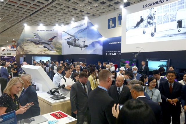 Global defense firms flock to Taipei as Taiwan Strait tensions escalate