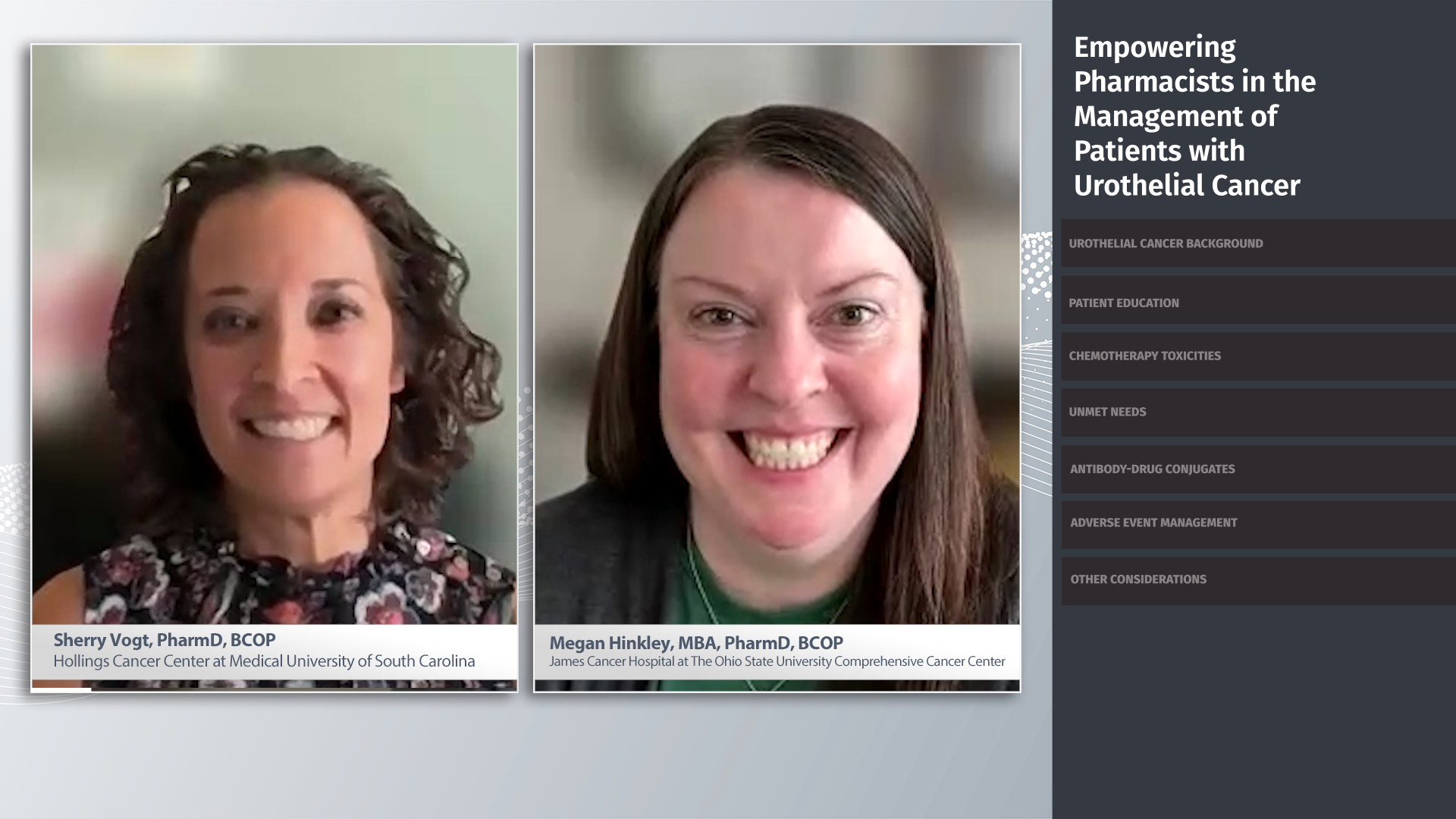 Empowering Pharmacists in the Management of Patients With Urothelial Cancer