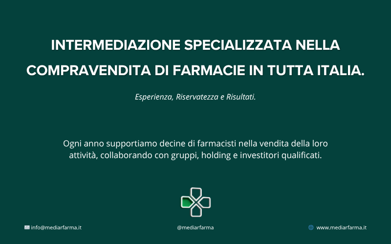 Mediarfarma: nuova fase per il pioniere delle compravendite di farmacie
