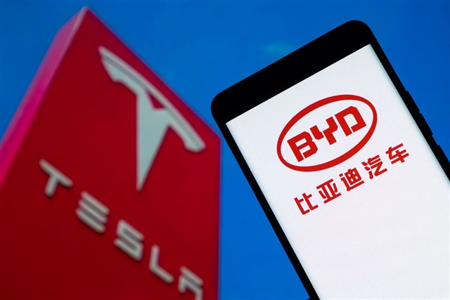 Tesla and BYD confront slowing sales as global EV momentum falters