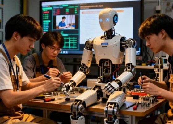 agibot-and-unitree-showcase-humanoid-robots-in-first-joint-performance
